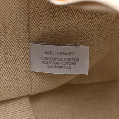 Hermes Canvas Large Bride-A-Brac Cabriole Case Biscuit 7 of 10