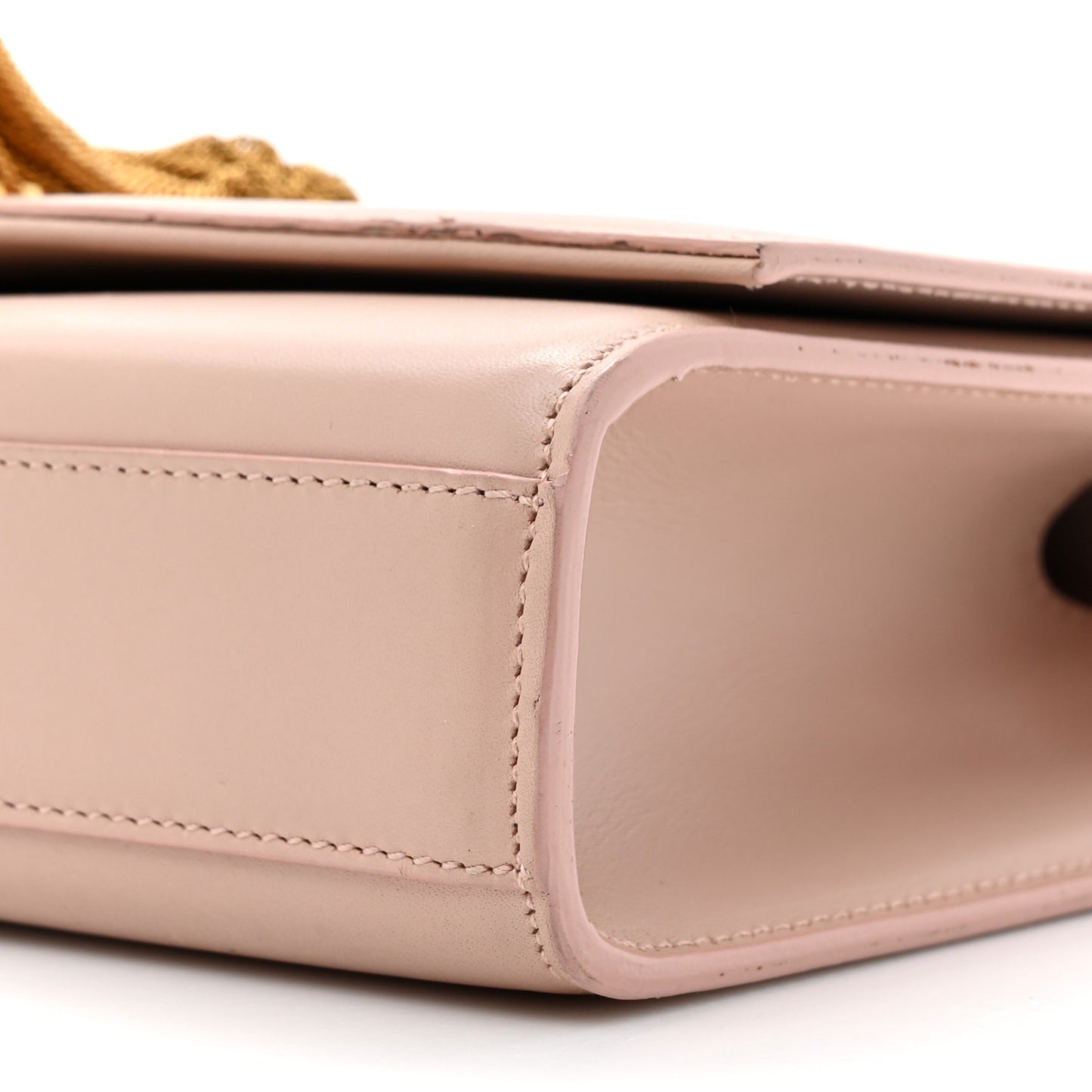 Smooth Calfskin Medium Classic Monogram Kate Tassel Satchel Pink