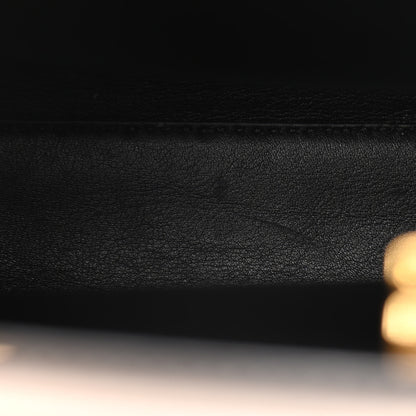 Fendi Vitello Tahiti Burro Medium Peekaboo Iconic Essentially Satchel Tortora Black 11 of 22