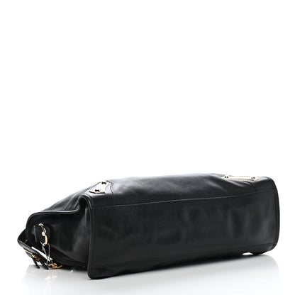 Balenciaga Veau Amp Plate Gold Hardware City Black 3 of 10