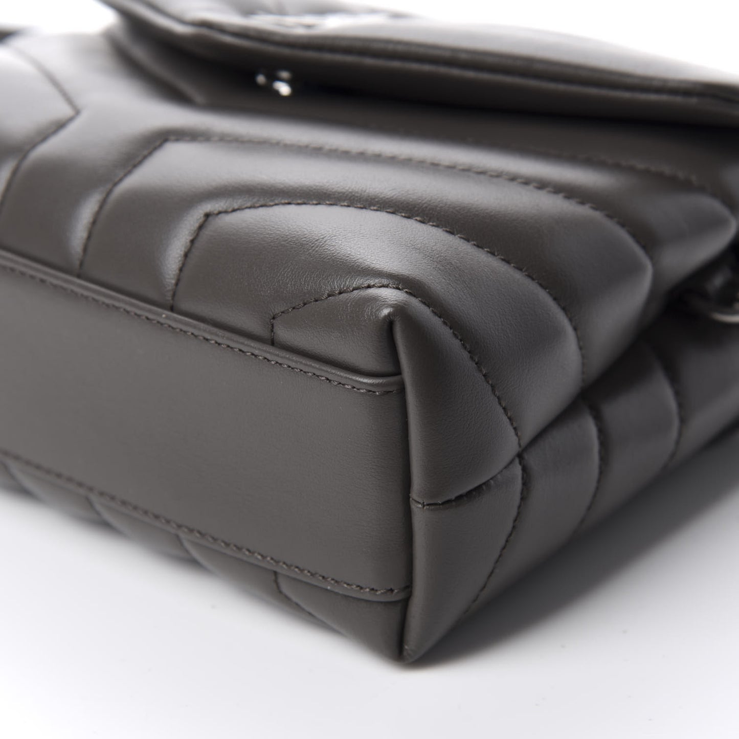 Calfskin Y Quilted Monogram Toy Loulou Crossbody Bag Earth