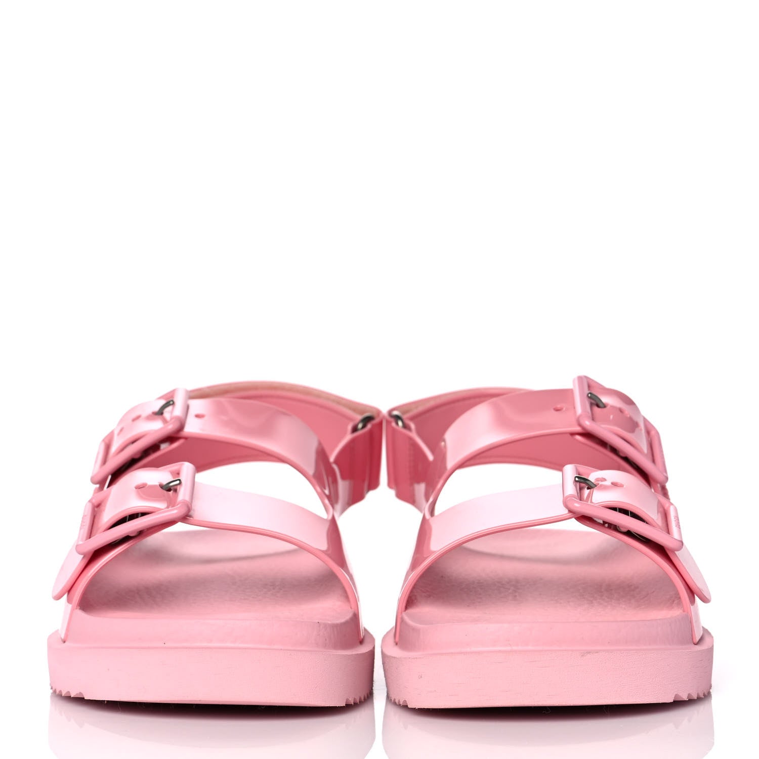 Gucci Rubber Mini Double G Womens Isla Dad Sandals 38 Wild Rose 2 of 9