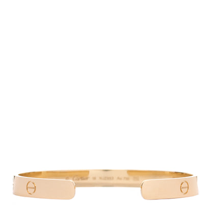 Cartier 18K Yellow Gold LOVE Cuff Bracelet 18 2 of 4