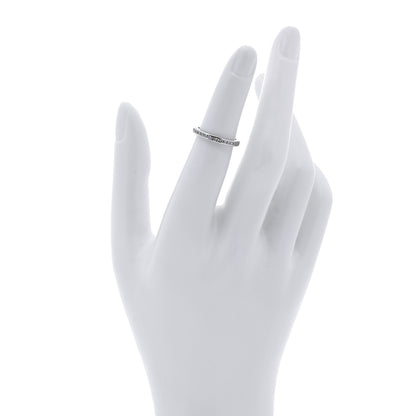 Tiffany Platinum Diamond .54ctw Eternity Band Ring 48 4.5 2 of 6