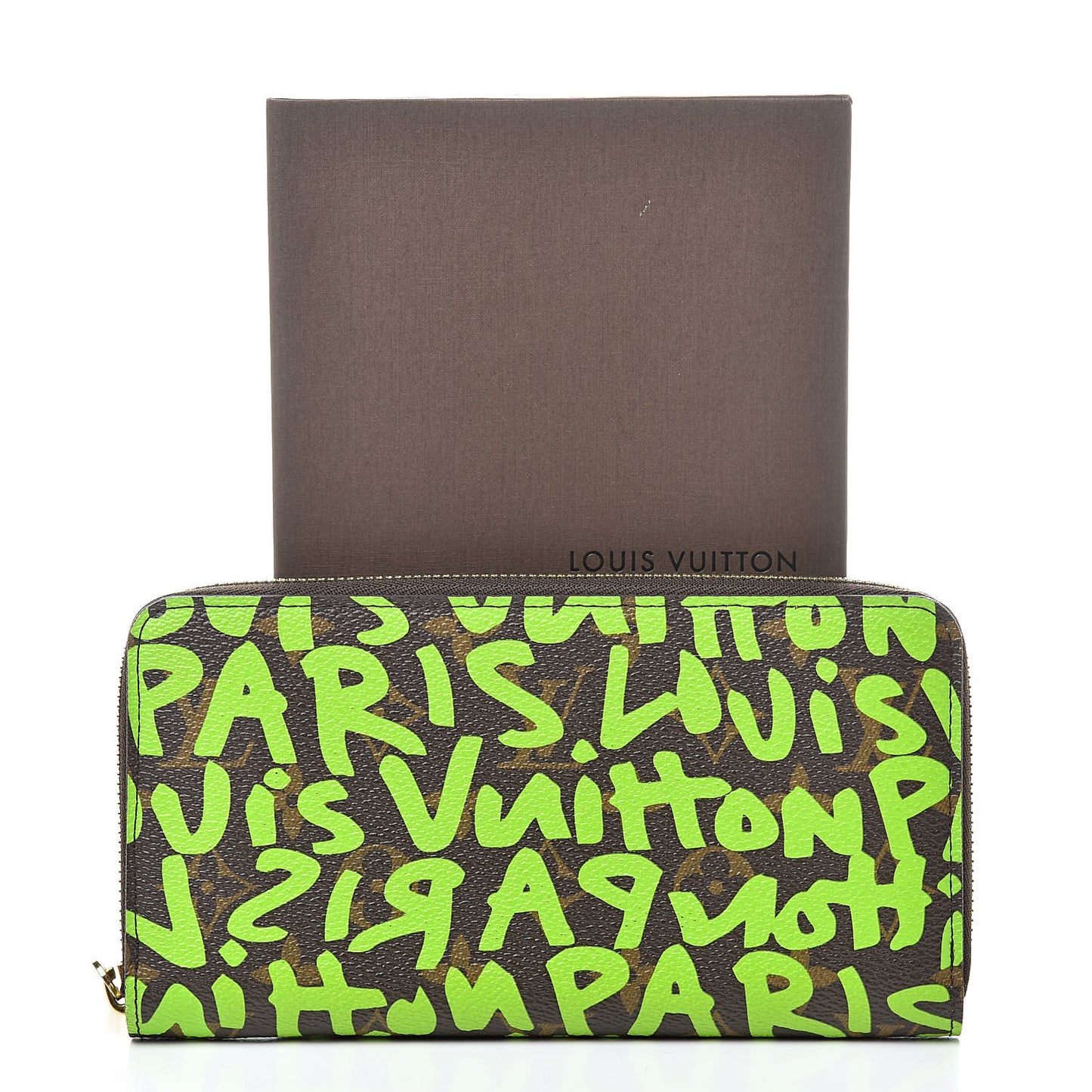 Monogram Graffiti Zippy Wallet Green
