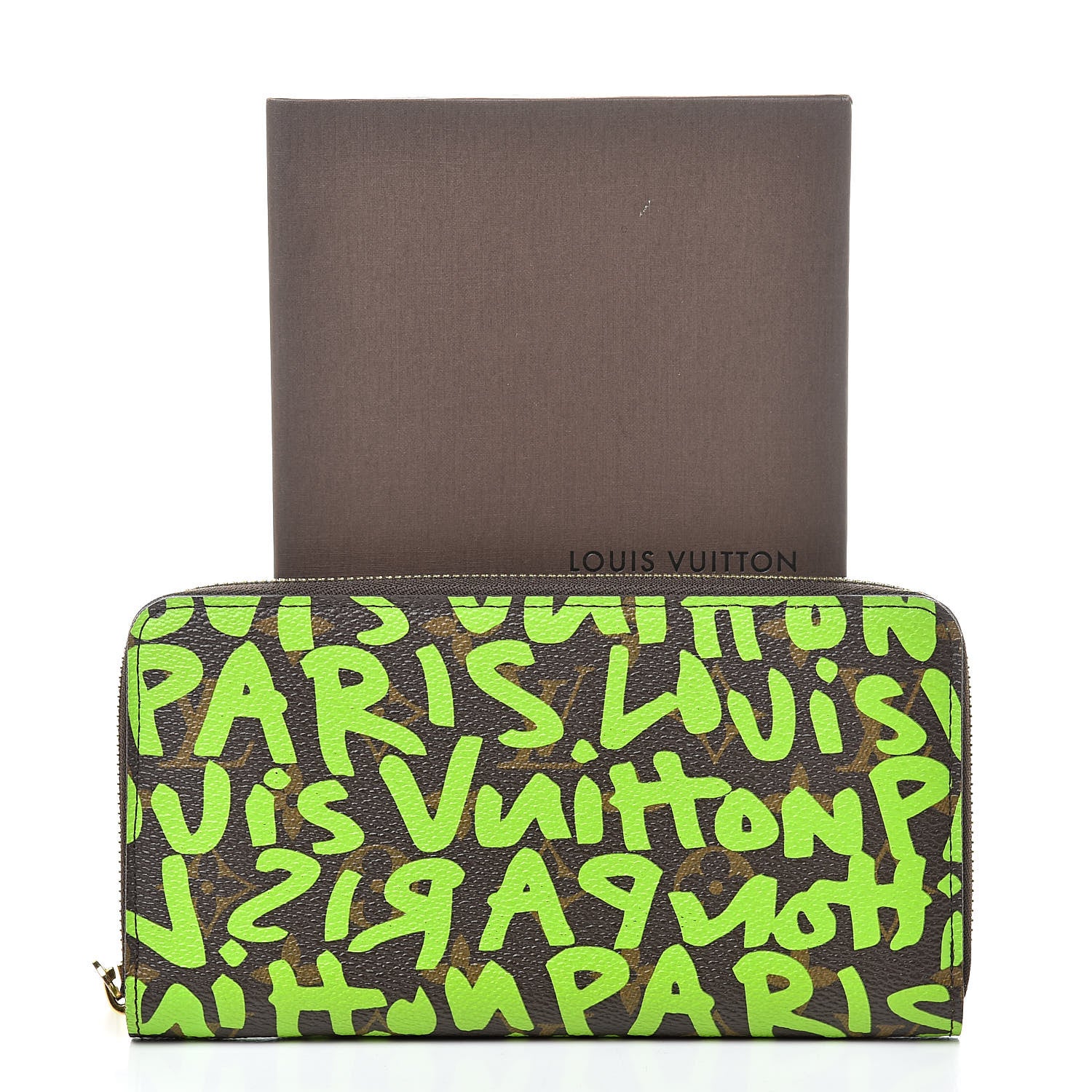 Louis Vuitton Monogram Graffiti Zippy Wallet Green 10 of 10