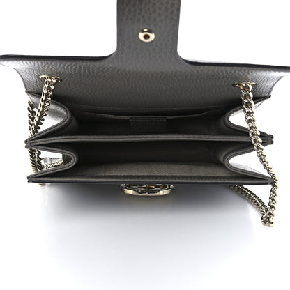 Gucci Dollar Calfskin Small Interlocking G Shoulder Bag Loess 5 of 12