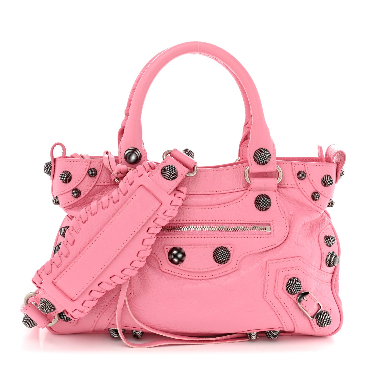 Agneau Arena Neo Cagole Medium Handbag Candy Pink