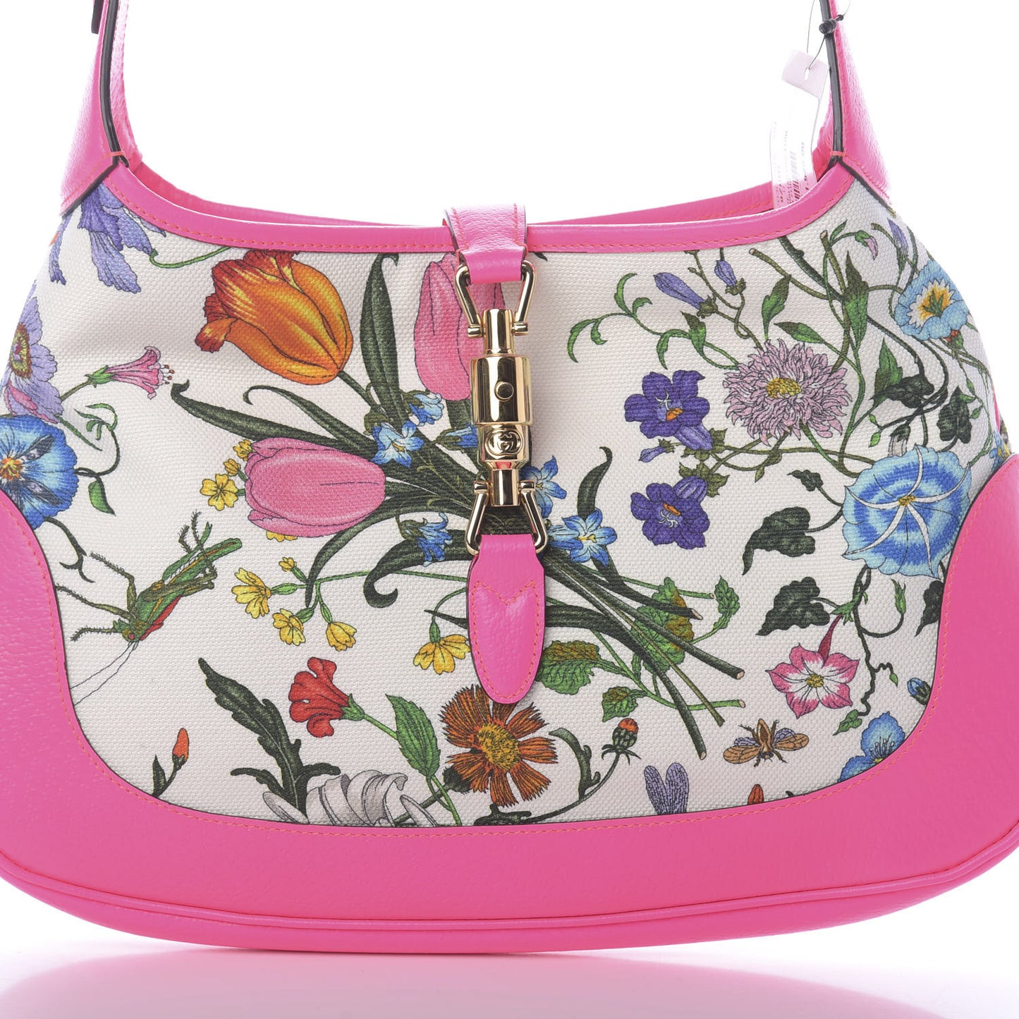 Canvas Flora Medium Jackie Hobo Fuchsia