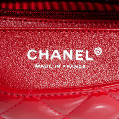 Chanel Patent Quilted Mini Flap Red 5 of 7