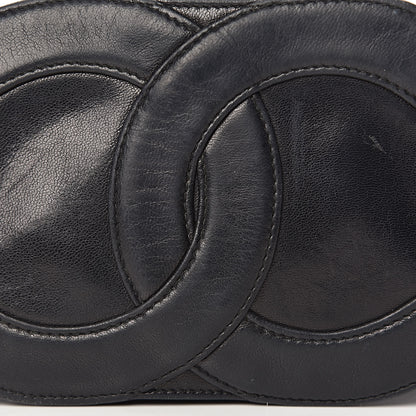 Chanel Lambskin Quilted CC Tassel Crossbody Black 13 of 18