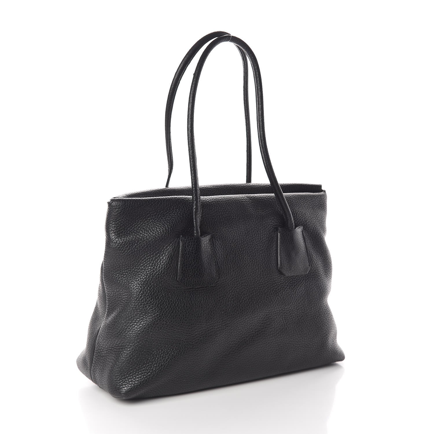 Burberry London Grainy Calfskin Medium Baynard Tote Black 3 of 11