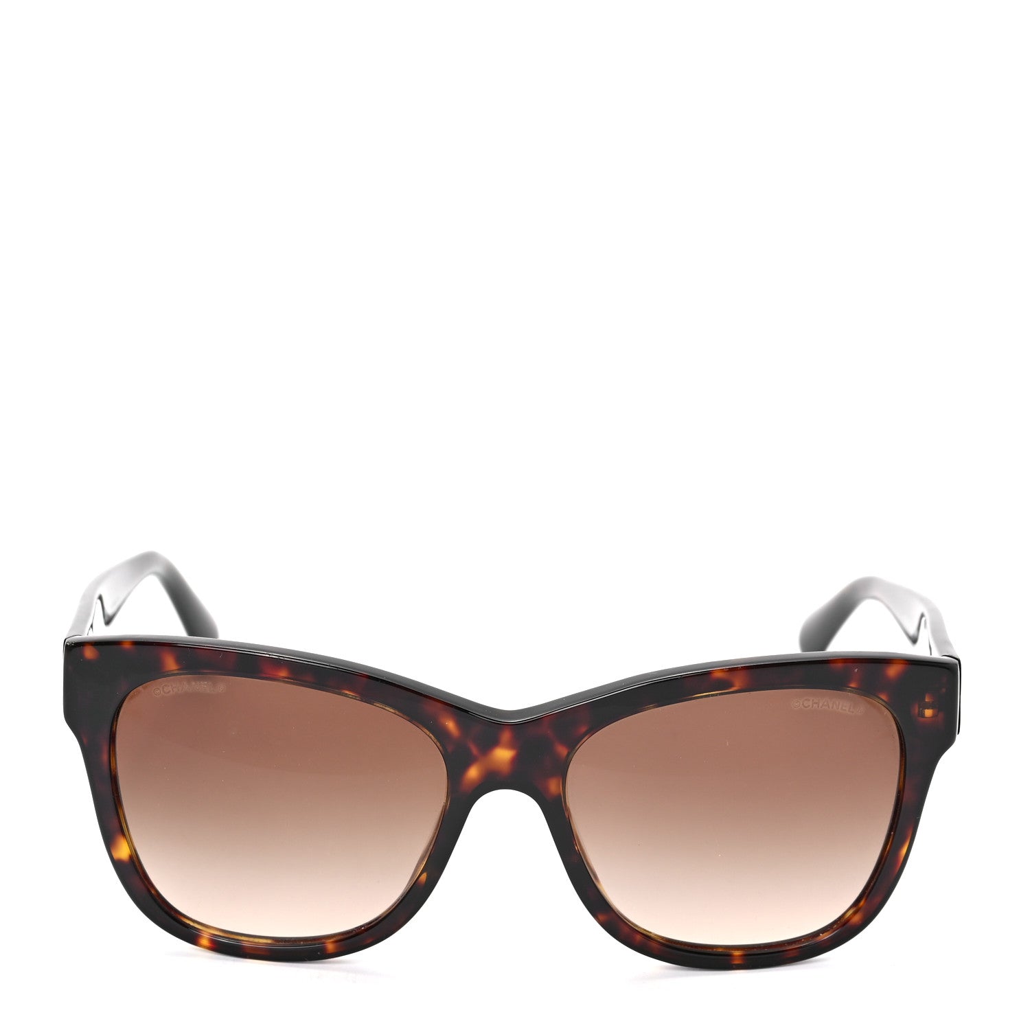 Chanel Acetate Runway Square Sunglasses 5380 Dark Tortoise 2 of 6