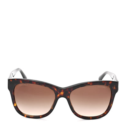 Chanel Acetate Runway Square Sunglasses 5380 Dark Tortoise 2 of 6