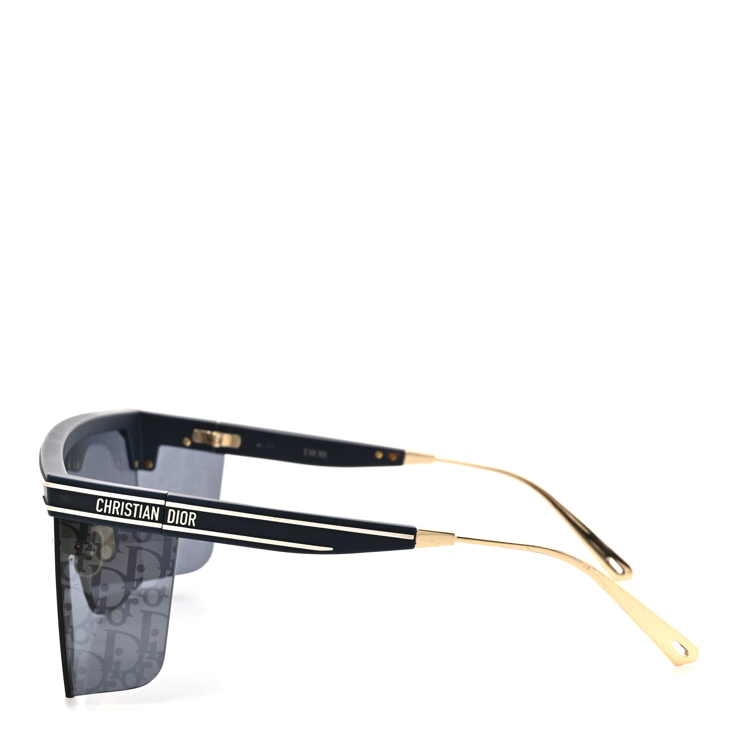 Christian Dior Oblique Diorclub M1U Mask Sunglasses Blue 3 of 9