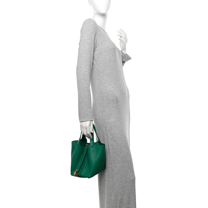 Hermes Taurillon Clemence Picotin Lock 18 Vert Vertigo 2 of 11