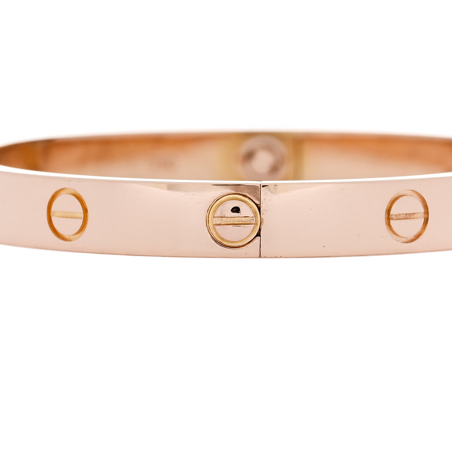 Cartier 18K Pink Gold LOVE Bracelet 17 5 of 8