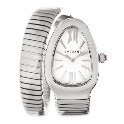 Bulgari Stainless Steel 35mm Serpenti Tubogas Quartz Watch 1 of 5
