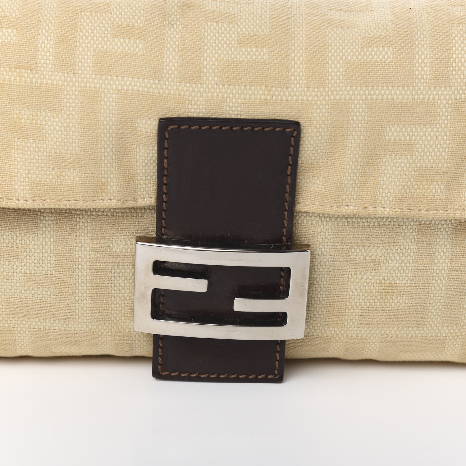 Fendi Zucca Baguette Beige 9 of 9