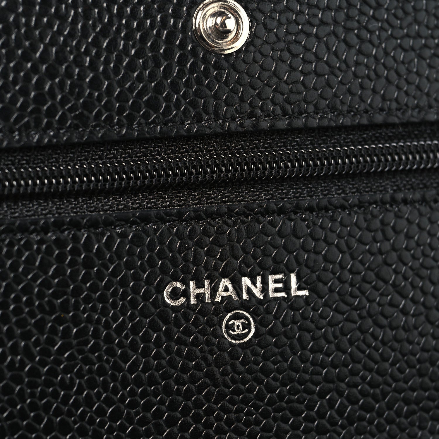 Chanel Caviar Quilted Wallet on Chain WOC Black 6 of 11