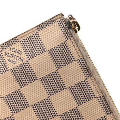 Louis Vuitton Damier Azur Pochette Felicie Chain Wallet Rose Ballerine 11 of 11