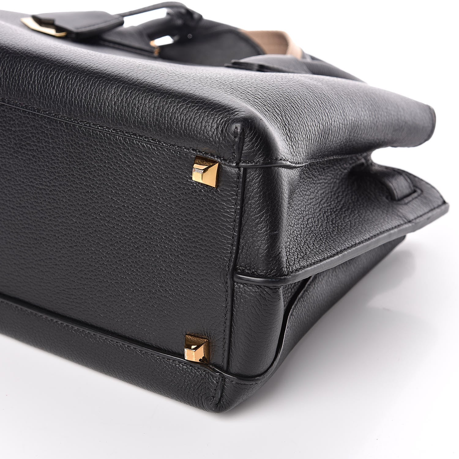 MCM Grained Calfskin Medium Milla Tote Black 8 of 9