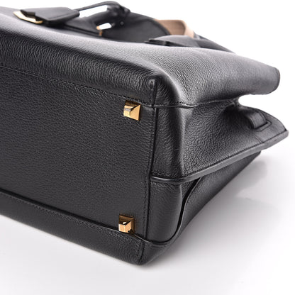 MCM Grained Calfskin Medium Milla Tote Black 8 of 9