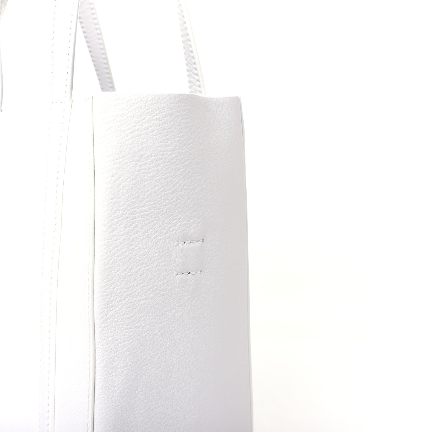 Smooth Calfskin Double Sided XXS Everyday Tote White Light Black