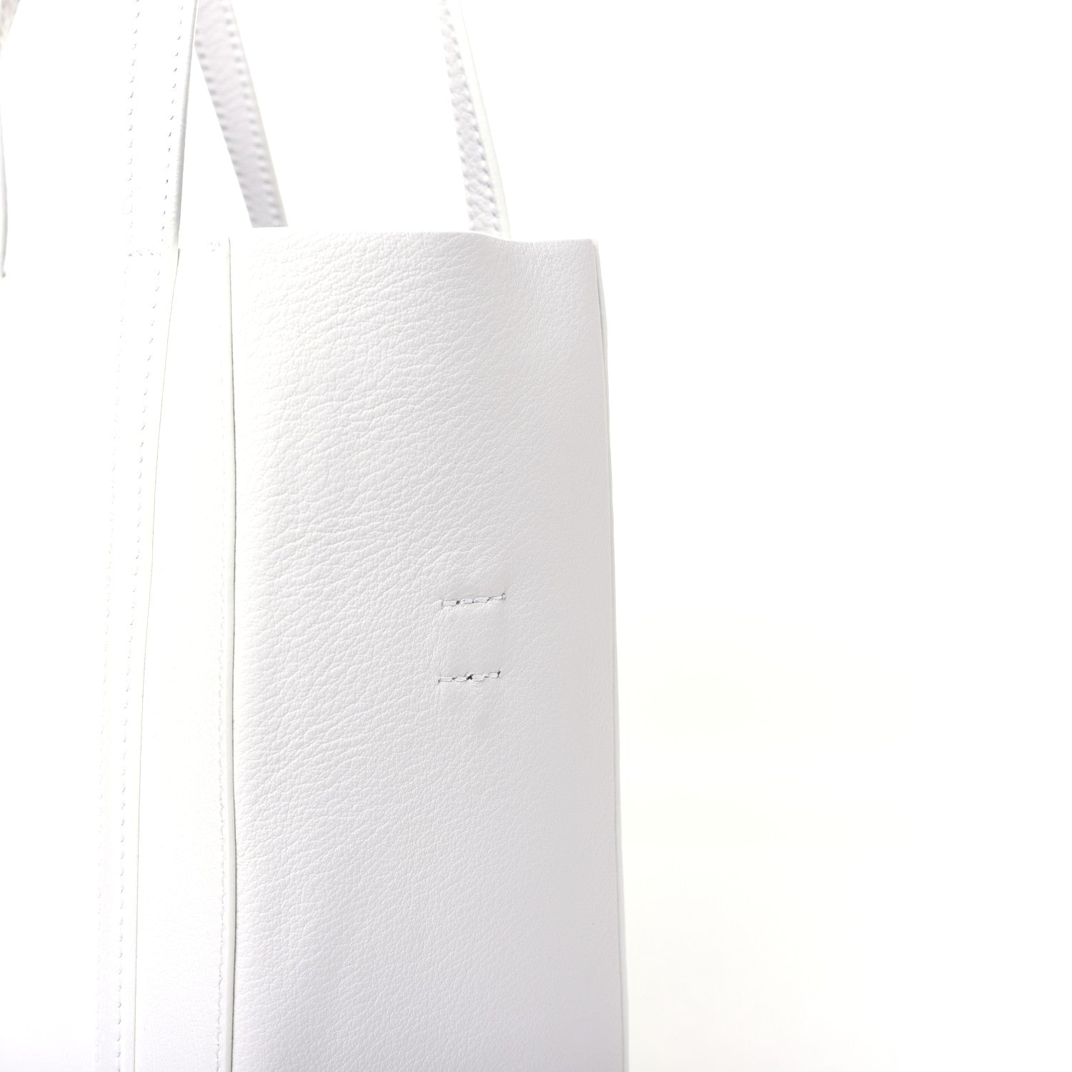 Balenciaga Smooth Calfskin Double Sided XXS Everyday Tote White Light Black 13 of 17