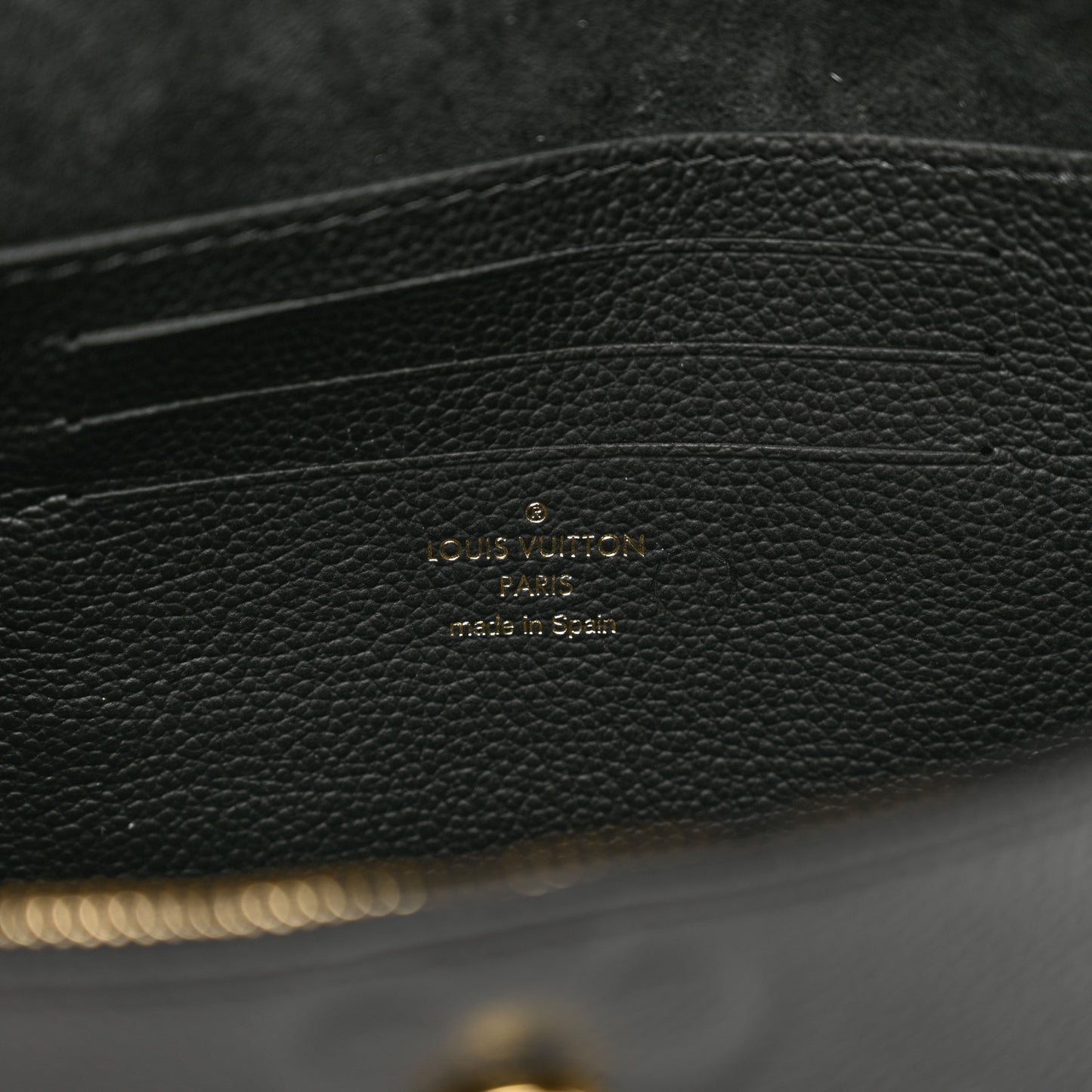 Empreinte Monogram Giant Ivy Wallet On Chain Black