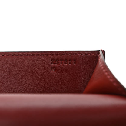 Hermes Veau Monsieur Constance 18 Rouge H 7 of 14