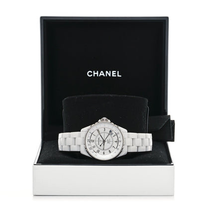 Chanel Stainless Steel Ceramic 38mm J12 GMT Automatic Watch White 5 of 5