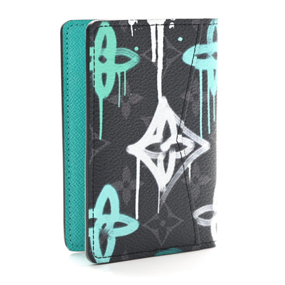 Louis Vuitton Monogram Eclipse Pocket Organizer Green Light 3 of 5