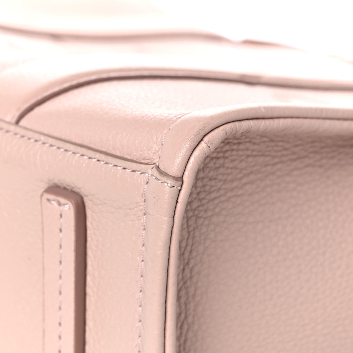 Grained Calfskin The Tote Bag Rose Dust