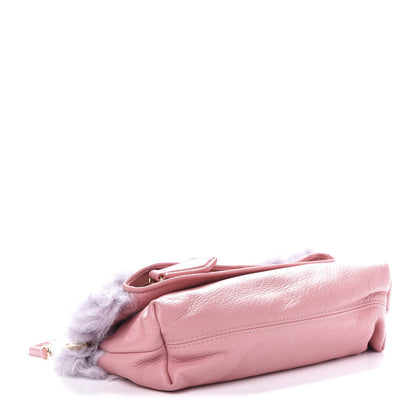 Burberry Shearling Prorsum Crossbody Bag Pale Rose 3 of 8