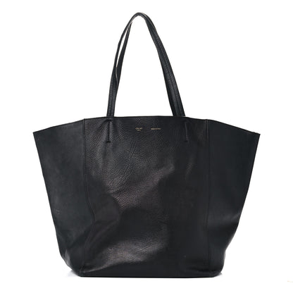 Celine Elephant Calfskin Medium Horizontal Cabas Phantom Black 1 of 19