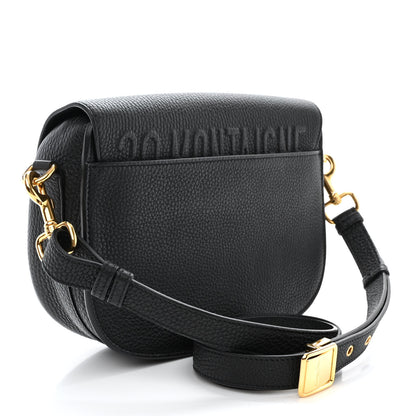 Christian Dior Grained Calfskin Medium Bobby Flap Navy Blue 3 of 12