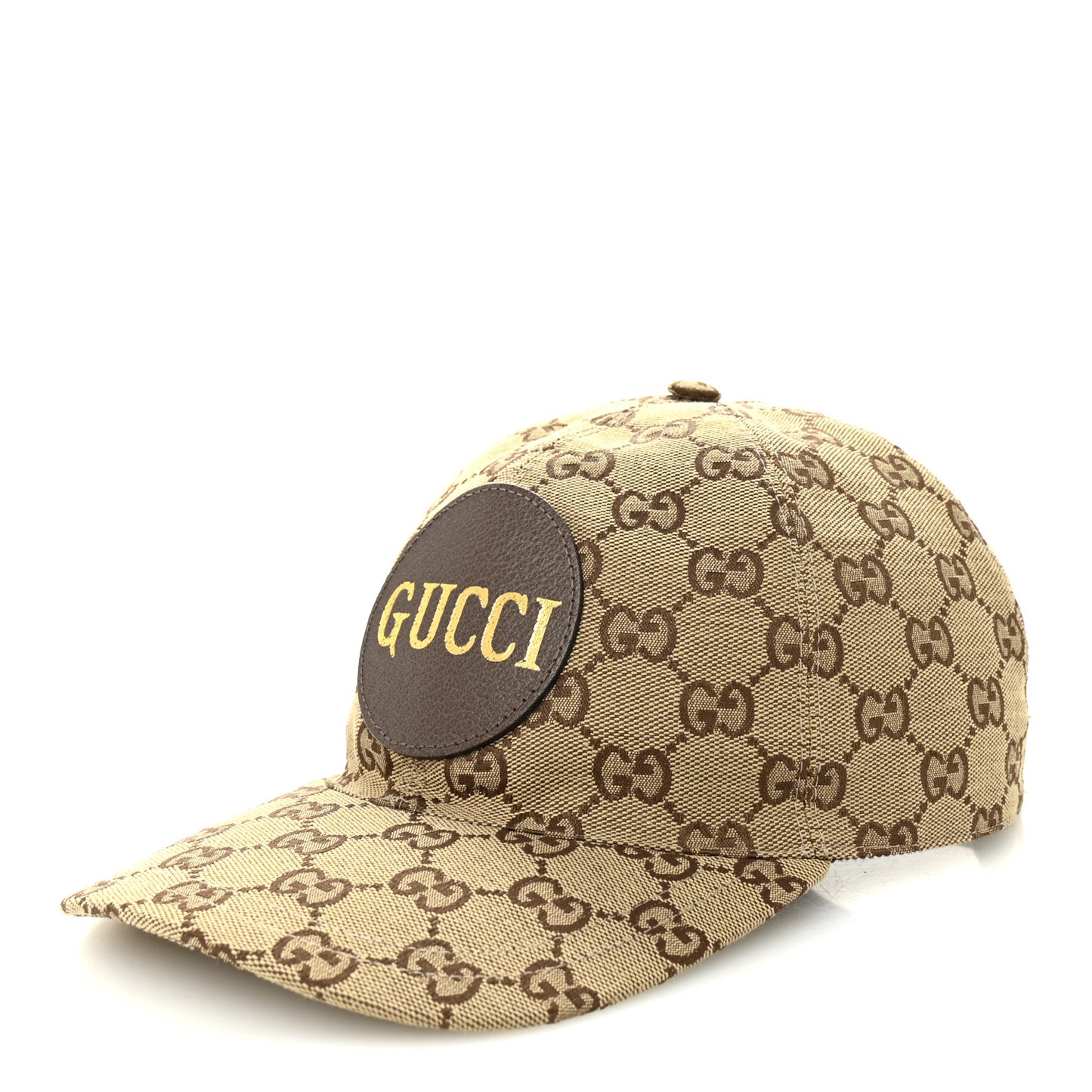 Monogram Textured Dollar Calfskin Zeno Baseball Hat Beige Beige