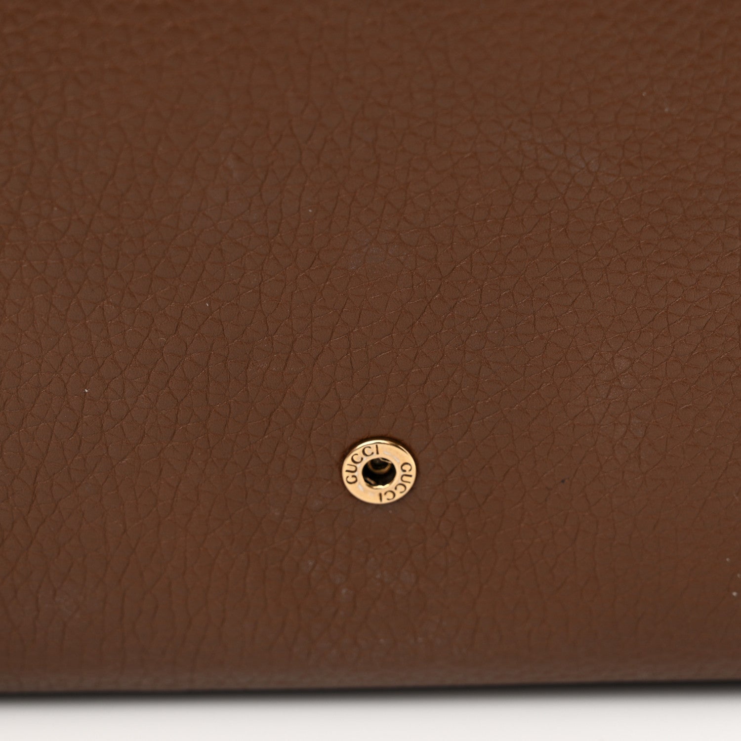 Gucci Cellarius Calfskin GG Marmont Chain Wallet Nut Brown 8 of 12