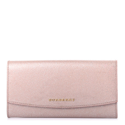 Burberry Patent Glitter Porter Continental Wallet Pale Orchid 1 of 7