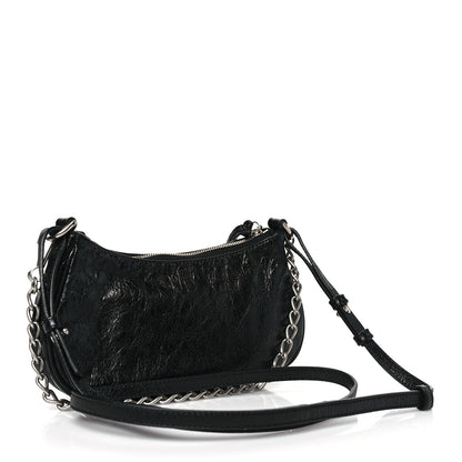 Balenciaga Agneau Arena Le Cagole Mini Purse With Chain Black 3 of 10