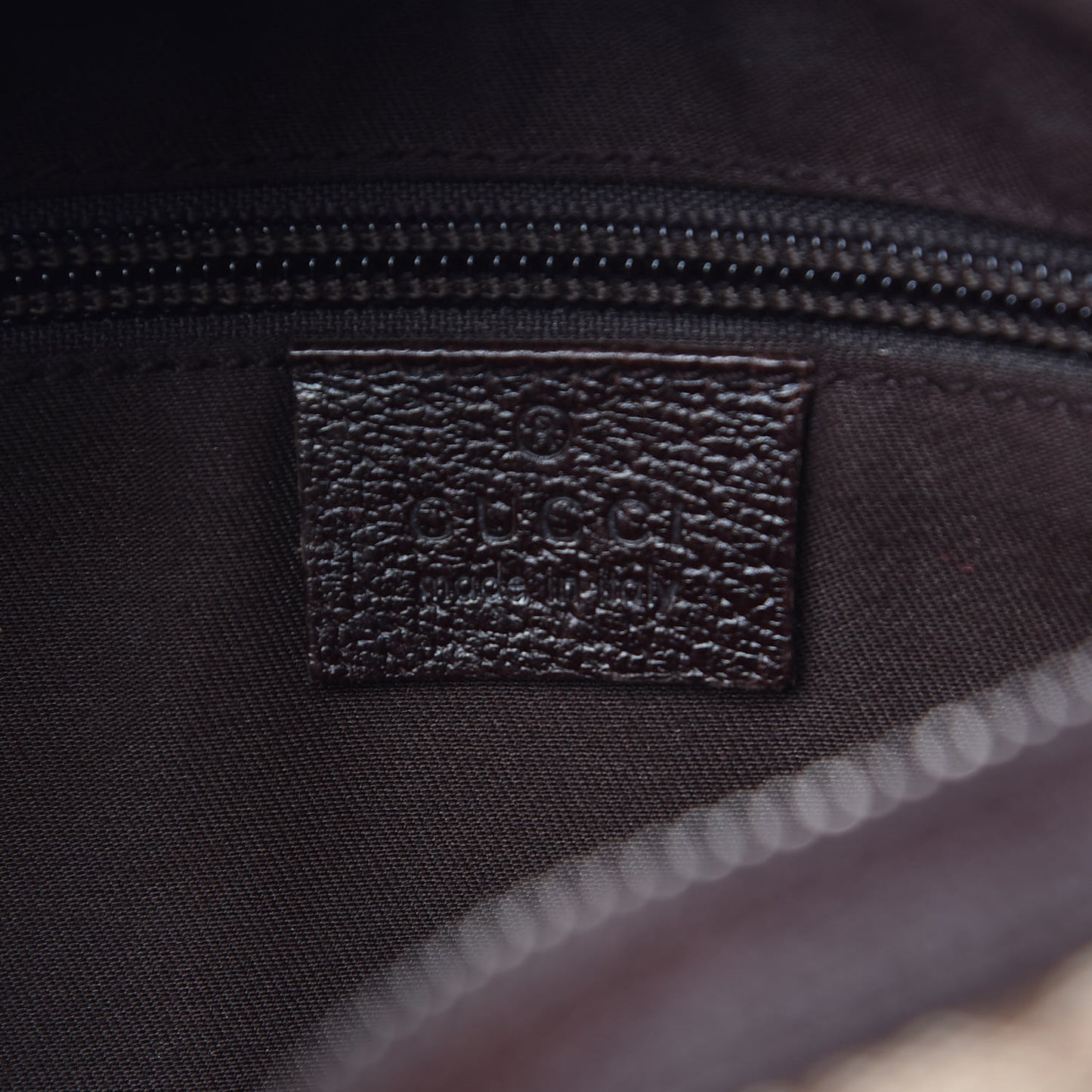 Monogram Web Medium Half Moon Hobo Dark Brown