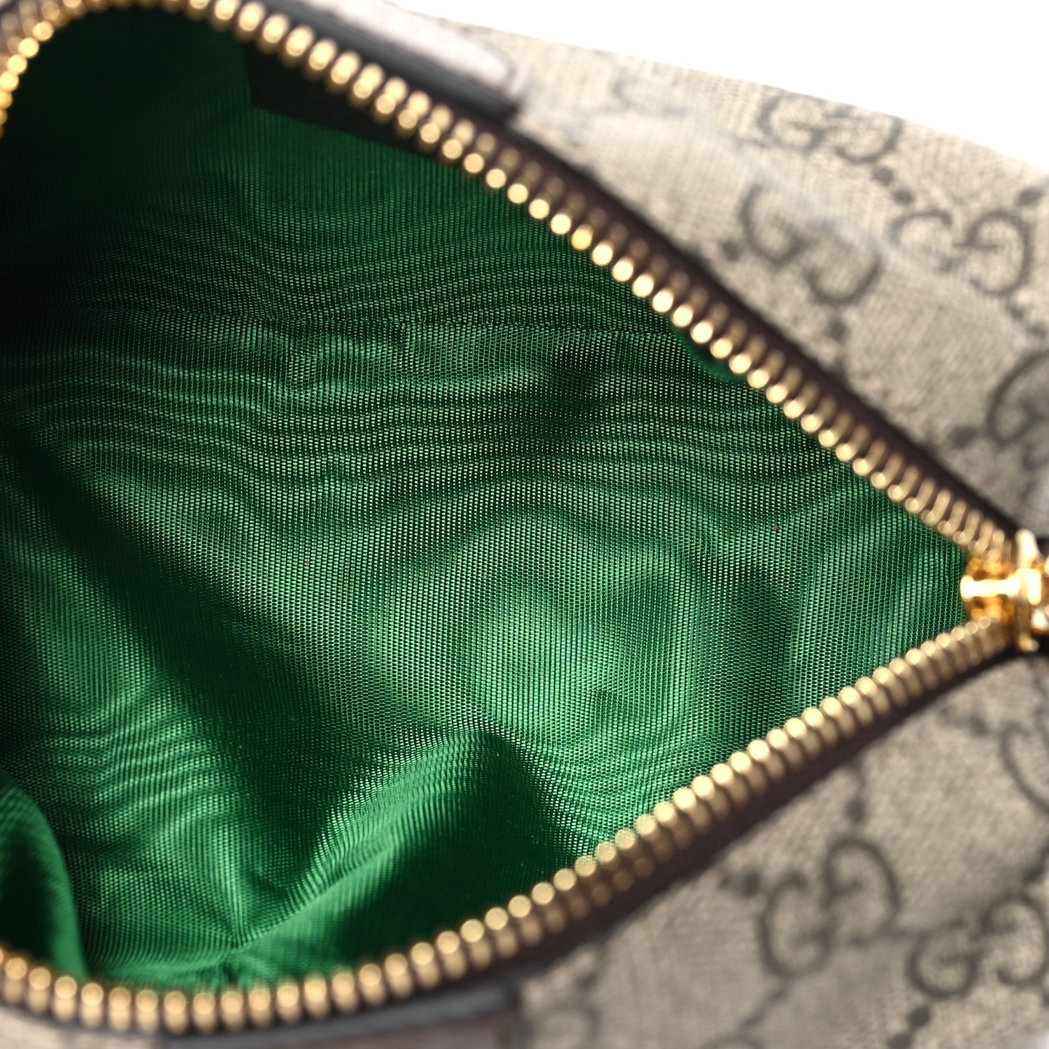 Gucci Soft GG Supreme Monogram Calfskin Medium Ophidia Cosmetic Case Beige Ebony New Acero 5 of 10