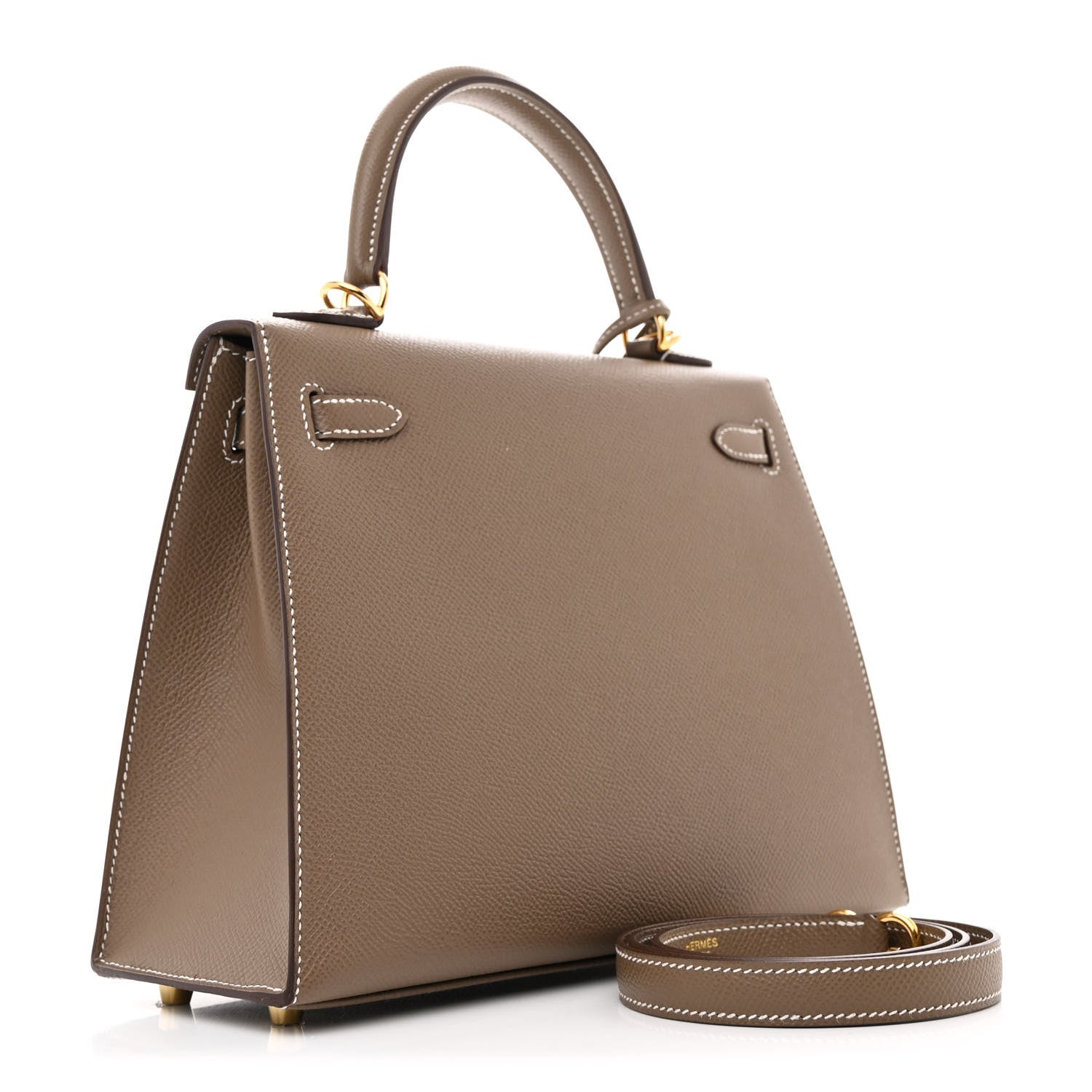 Hermes Epsom Kelly Sellier 25 Etoupe 3 of 10