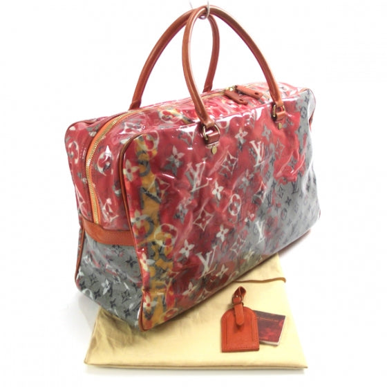 Monogram Pulp Defile Weekender GM Rose