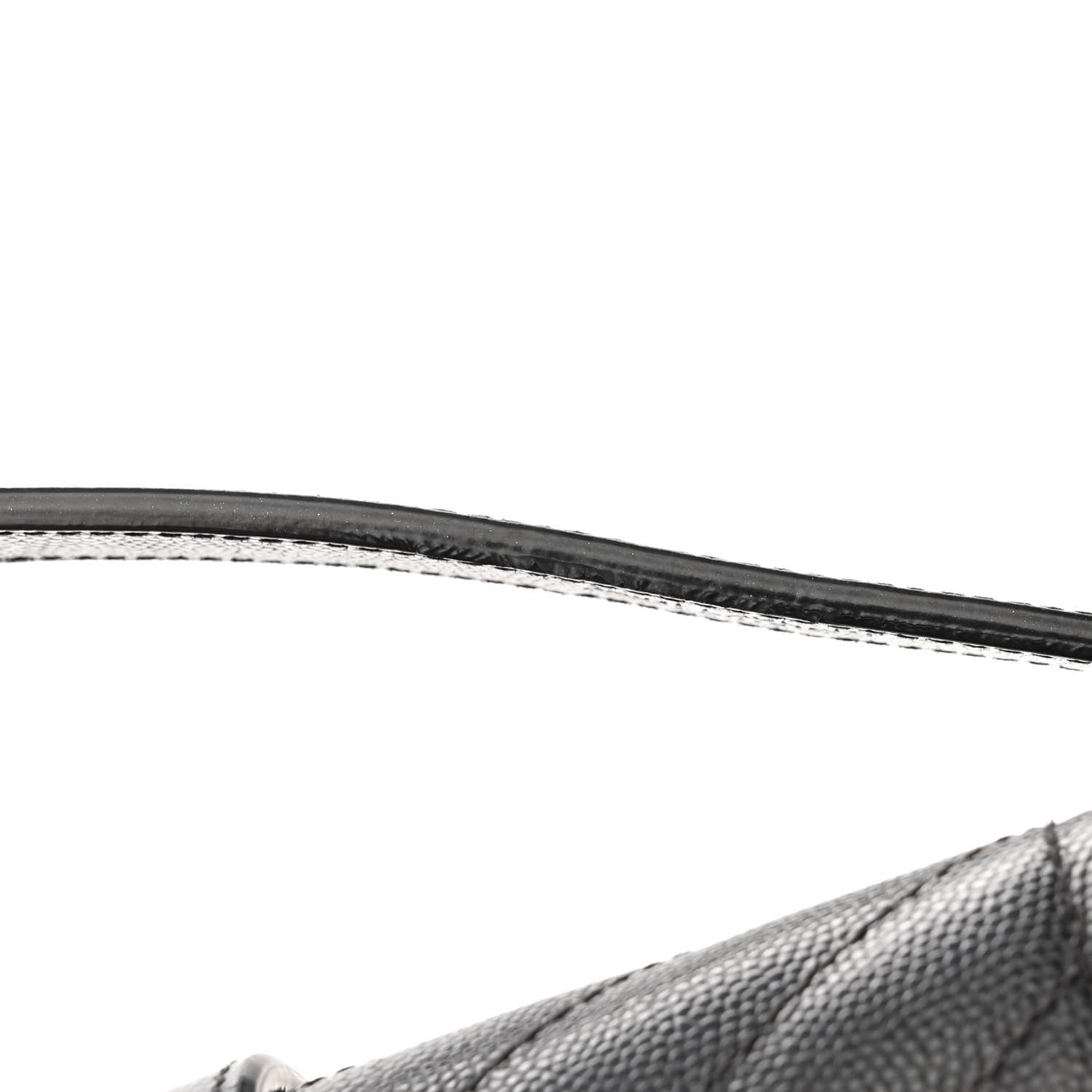 Saint Laurent Grain De Poudre Textured Mixed Matelasse Triquilt Medium Monogram Satchel Black 13 of 14