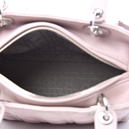 Christian Dior Lambskin Cannage Medium Lady Dior Light Pink 6 of 15
