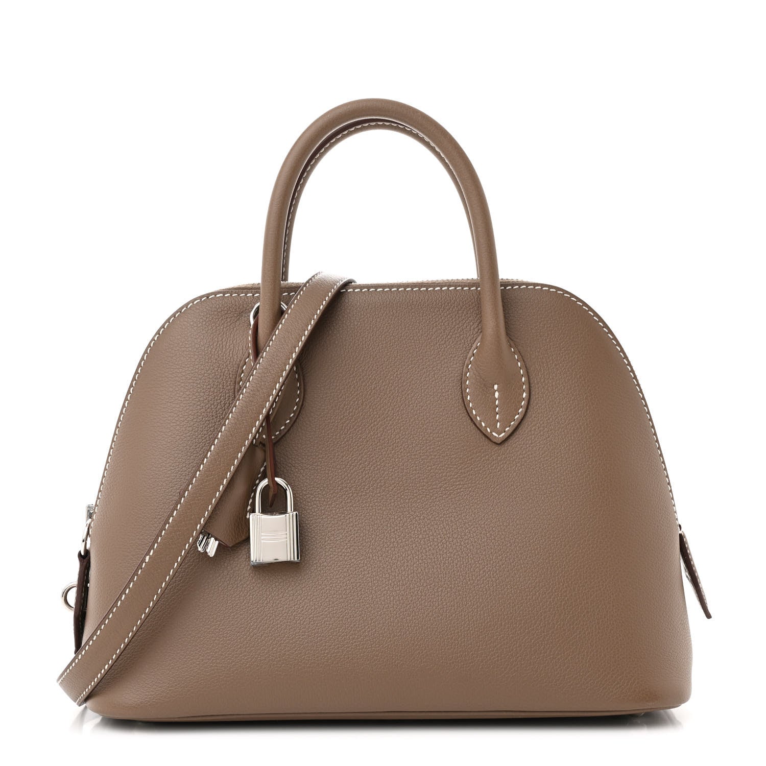 Hermes Evercolor Verso 1923 Bolide 25 Etoupe Gris Perle 1 of 11