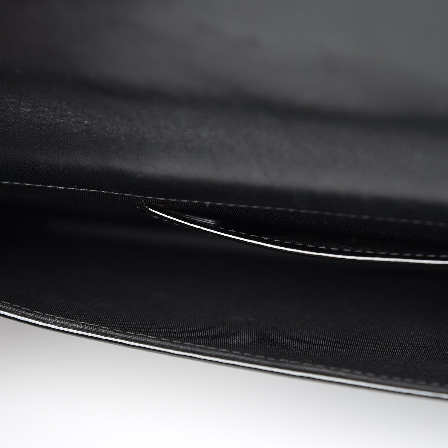 Christian Dior Patent Cannage Lady Dior Convertible Clutch Black 8 of 9