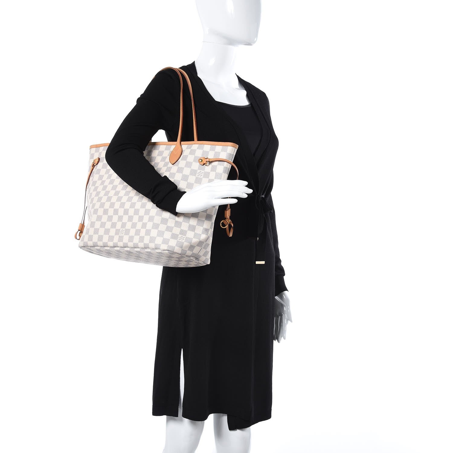Louis Vuitton Damier Azur Neverfull MM 2 of 7